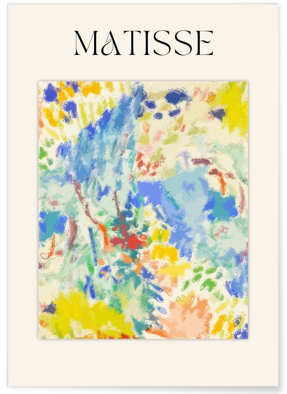 Affiche Matisse - Composition Abstraite