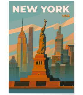 Affiche ville New York 4