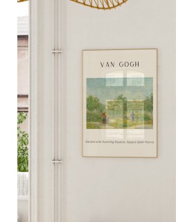 Affiche Van Gogh - Garden with Courting Couples