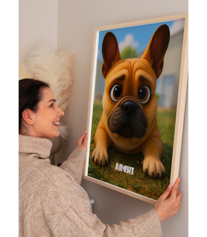 🌟 Personalisierbares Poster im Animationsfilm-Stil – Das Porträt Ihres Tieres als filmreife Illustration