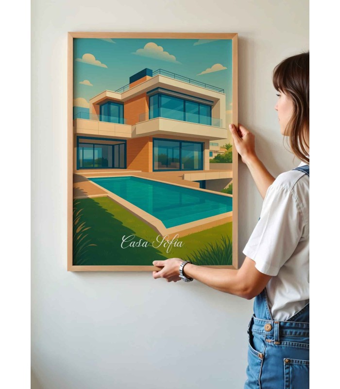 🏡 Ihr Haus als Illustration – Verwandeln Sie Ihr Zuhause in ein Kunstwerk