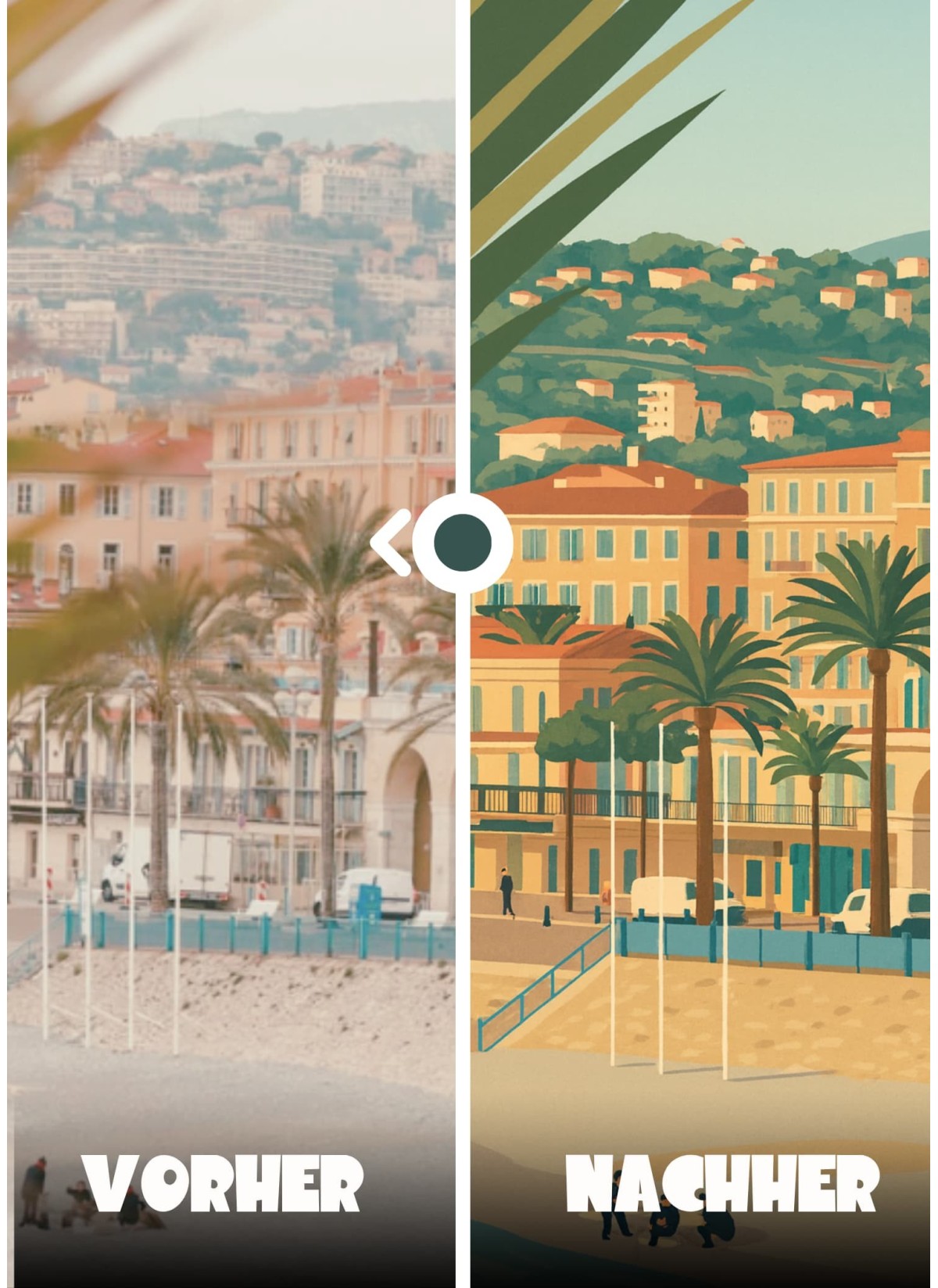 Personalisierte Illustration – Vintage-Reisestil | LAFFICHERIE