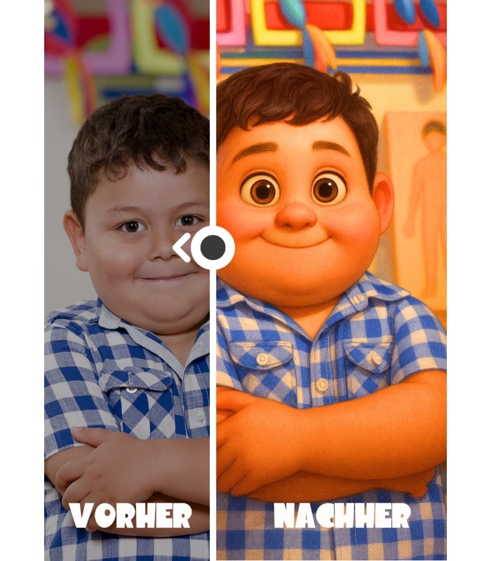 🌟 Personalisierbares Poster im 3D-Animationsfilm-Stil – Ihr Porträt in einer sanften, filmreifen Welt
