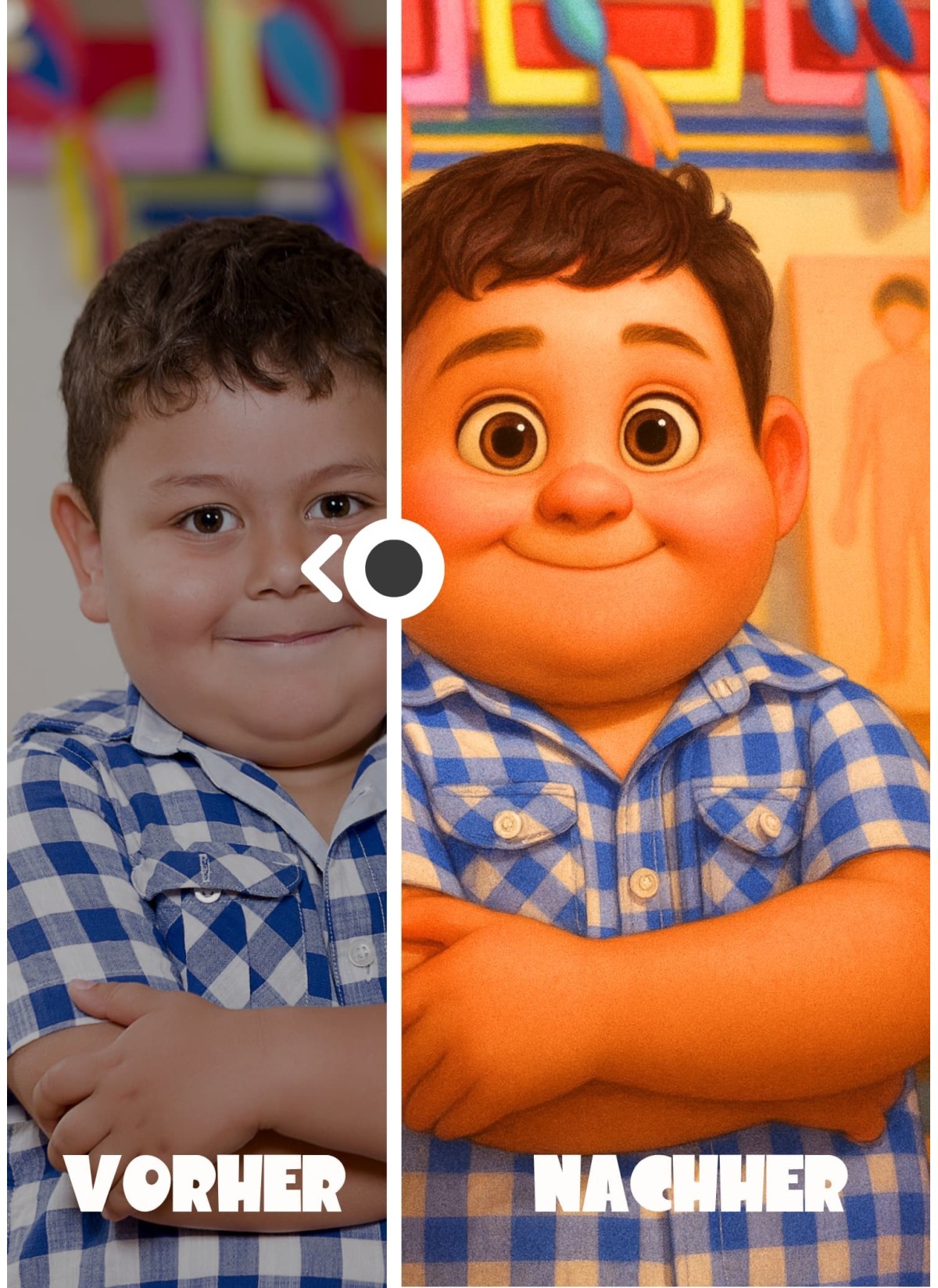 Personalisierbares 3D-Animationsfilm-Poster – Magisches Porträt mit KI | L’AFFICHERIE