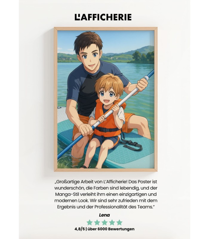 🌟 Personalisierbares Manga-Poster – Verwandeln Sie Ihr Foto in eine einzigartige Manga-Figur!