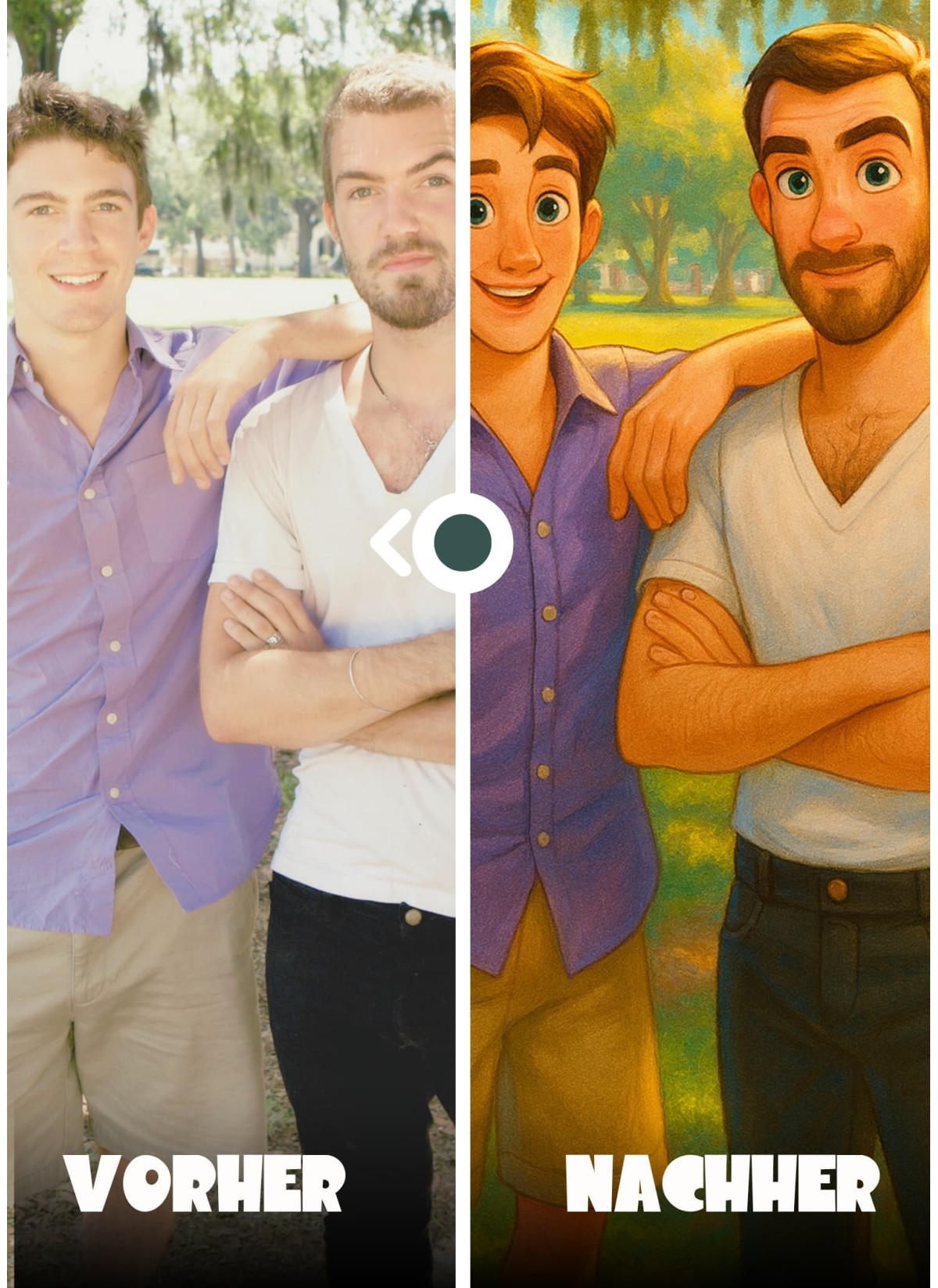 Personalisierbares Animationsposter – Magisches Porträt mit KI | L’AFFICHERIE